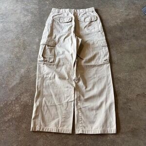 2000s baggy double knee canvas pants
